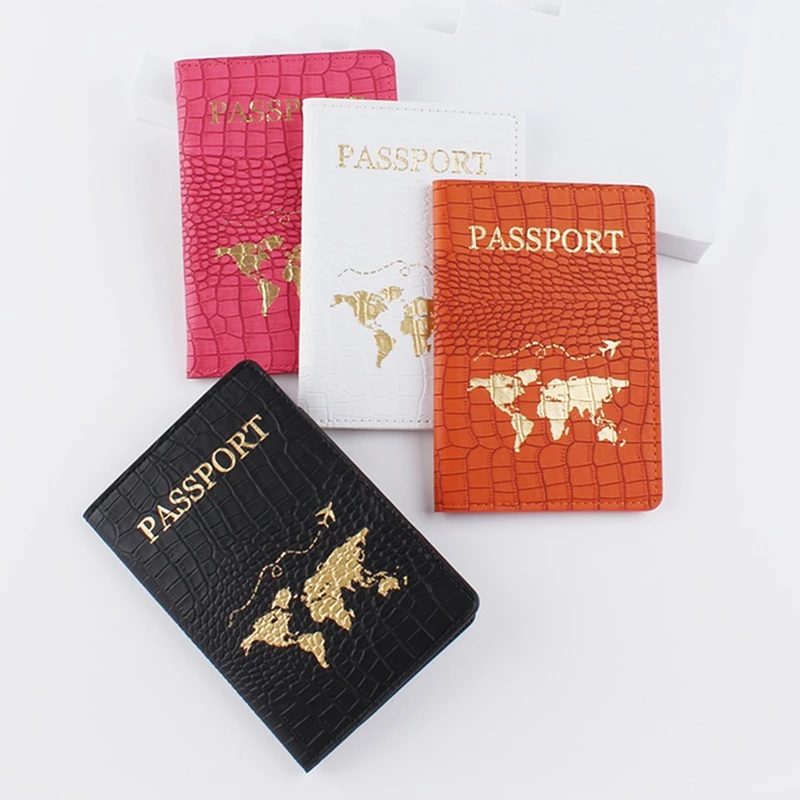 Timsah Deri Desenli Pasaport Kabı